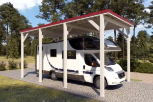 Camping carport Ralf 28m²