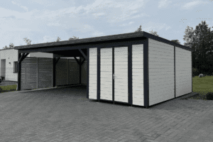 Carport Ralf 54m² with a storage room