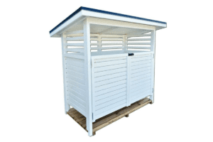 Bin storage with a door 600L