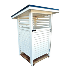 Bin storage with a door 120-240L